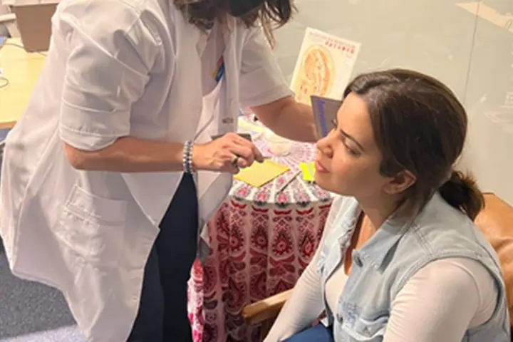 Auriculoterapia — experiência Catividade