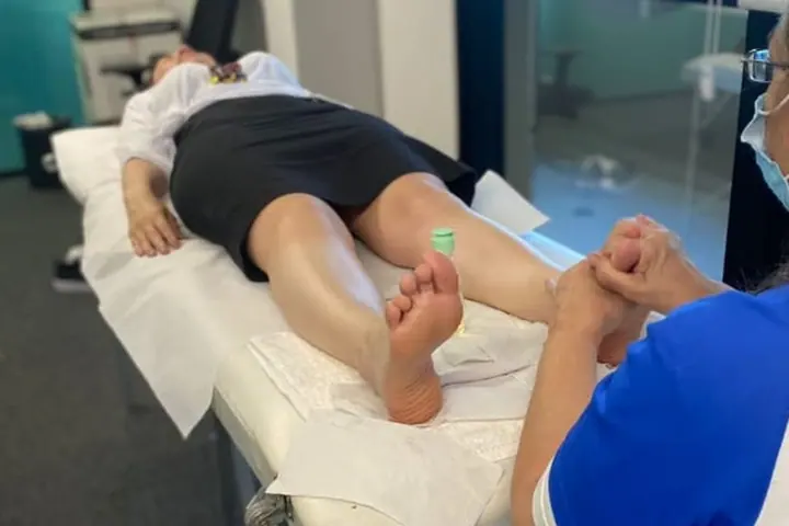 Reflexologia — experiência Catividade