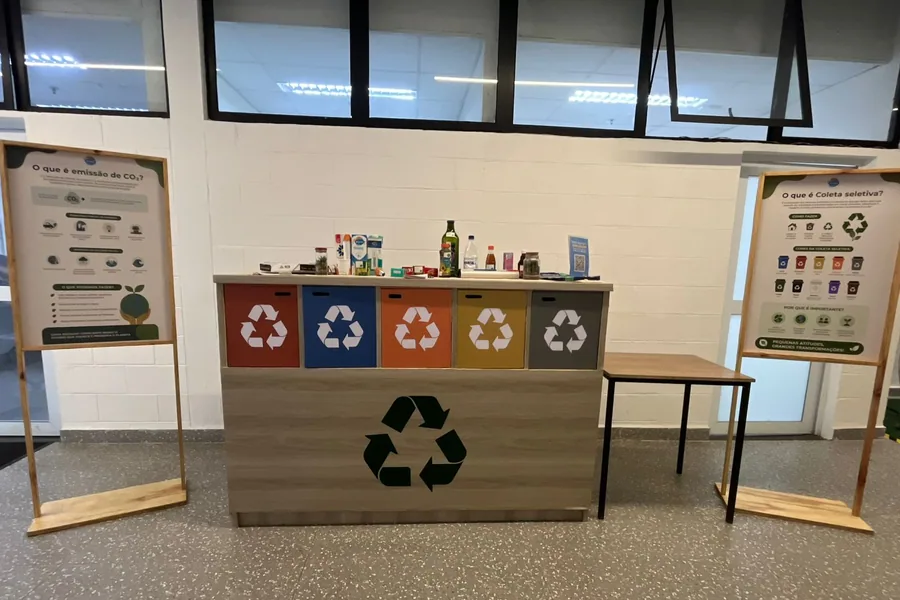 Estande de Sustentabilidade — experiência Catividade