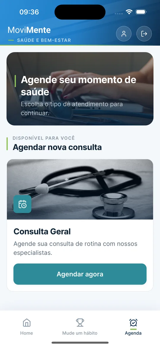 Agendamento com profissionais